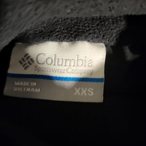 Columbia Black Snow Pants with Blue Trim - XXS